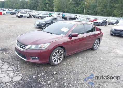 2014 Honda Accord Sport z USA, uszkodzony, nr VIN 1HGCR2F5XEA039862